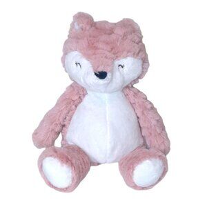 2021 Just One You Carter's Pink White Fox 68023 Plush Lovey Toy 11"
